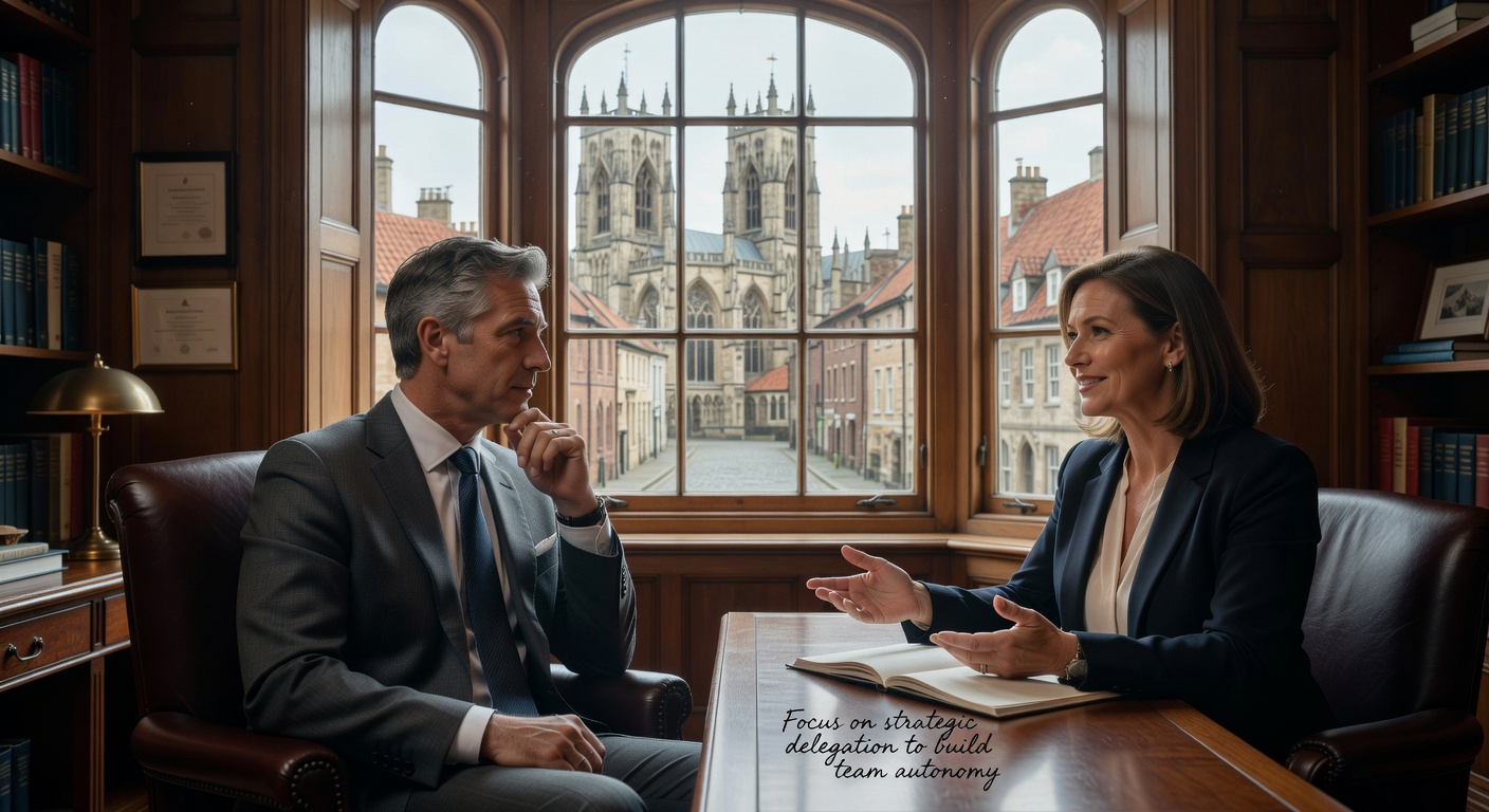 Executive coaching session in York with senior professional