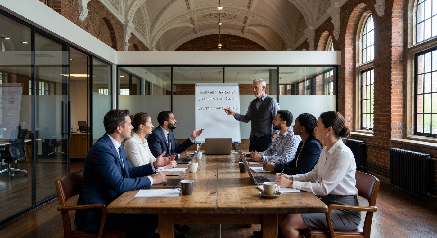 Leadership workshop in Liverpool with group of professionals